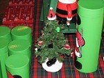 Mailable Christmas Tree with Mickey Ornaments