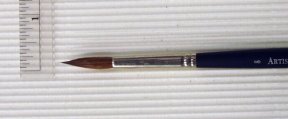 Winsor & Newton Artists Water Colour Sable Brush- Round Size 8