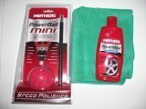 Mothers Mini Power Ball And Powerball Metal Polish Plus One 16X16 Microfiber Towel Combo Pack