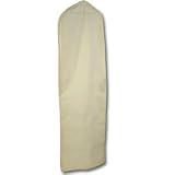 180x57,5cm Beige Kleidersack Kleiderhülle Schutzhülle für Brautkleid Abendkleid