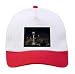 Custom Baseball Cap - Enjoy this White Baseball Cap with Red Brim Created from Your Favorite Photo