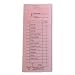 Debra Lynn Professional Carnets de facture - 51 mm x 127 mm