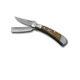 3.5 2 Blade Folding Knife with Burl Wood... by Sarge