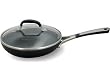 Simply Calphalon Enamel 8 Inch Covered Omelette Pan, Black