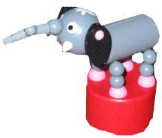 Childrens Toyshop  Toys : Detoa Push Up Elephant