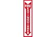 Fire Extinguisher Sign - Vertical - Vinyl