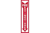 Fire Extinguisher Sign - Vertical - Plastic