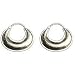 Earrings Sterling Silver Handmade Jewelry 1 inch (ers251)