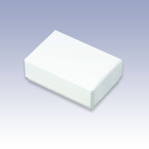 1 Box of 100 White Small Jewelry Gift Boxes