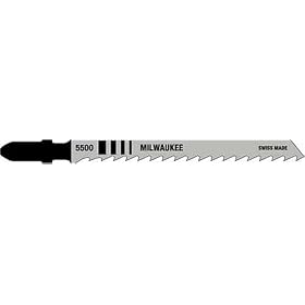 Milwaukee 48-42-5500 4-Inch, 6 Teeth per Inch, High Carbon Steel Jig Saw Blades, 5-Pack by Milwaukee