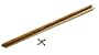 57" 2 Piece Pool Billiard Bridge Stick W Cross Bridge Head