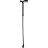 Medline Aluminum Folding Cane, Black