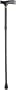 Medline Aluminum Folding Cane, Black