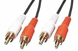 Audio Cable - 2 x Phono Male to 2 x Phono Male, Premium, 15m