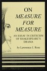 On Measure For Measure: An Essay in Cristicsm of Sheakespeare