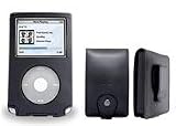 Apple 30GB iPod 5th Generation Leather Case w/ Swivel Belt Clip ~ (Available in Black, Brown, Green, Pink, White) + Home/Travel Charger + 12V Car Charger