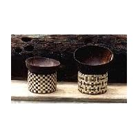 Coconut shell kava cups