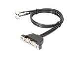  : Dual USB 2.0 Exp. Port USB 1X5 Pin Connector Cable Length 500MM Parallel Port Pe