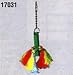 Prevue Pet Products Rainbow Acrylic Vertical Log String Bird Toy
