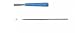 GROBET SWISS NEEDLE FILES 5-1/2 INCH THREE SQUARE CUT 4 WITH HANDLES