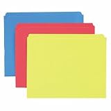 Pendaflex R152RED Pendaflex 2-Ply, Reinforced, File Folders, Strt Cut, Top Tab, Ltr, Red, 100/Box
