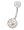 Bauchnabel Piercing Mit Swarovski Elements 5/8mm Kugeln Beschichtet- Rainbow.ab
