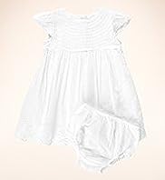 Autograph Pure Cotton Cutwork Dress & Knickers Set