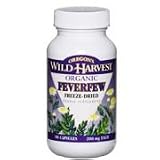 FeverFew Freeze Dried - Helps maintain comfort by promoting a healthy inflammatory response, 90 Cap., (Oregon s Wild Harvest)