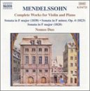 CD-Charts  Music : Mendelssohn: Complete Works for Violin and Piano