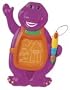 Barney Electronic Draw'n Giggle Barney