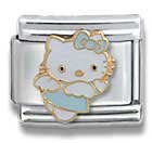 Clearly Charming Hello Kitty Turquiose Angel Cat Animal Theme Licensed Charm Bracelet
