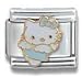 Clearly Charming Hello Kitty Turquiose Angel Cat Animal Theme Licensed Charm Bracelet