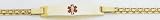 14kt Childs Medical ID Bracelet -XM420
