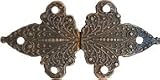 Antique Copper Finish Fleur De Lis Cloak or Cape Clasp