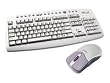 Trust Wireless Keyboard & Mouse 300KD - Keyboard - wireless - 104 keys - mouse - PS/2 wireless receiver - white - Italian - retail