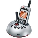 Uniden DMX778 2.4 GHz DSS Expandable Trendy Cordless Phone with Answering System and Caller ID (Silver/Black)