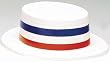 Patriotic Plastic Skimmer Hat Adult
