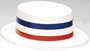 Patriotic Plastic Skimmer Hat