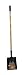 Tools & Hardware : Union Tools ToughBuilt Long-Handled Square Point Transfer Shovel with Fiberglass Handle #44058