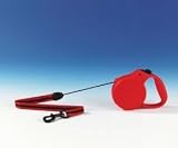 Flexi Classic Retractable Tape Leash Red 16 Foot - CLASSIC 3-5