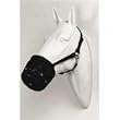 Deluxe Grazing Muzzle, Large Horse Black