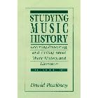 Click here to buy Studying Music History: Learning, Reasoning, and Writing About Music History and Literature (2nd Edition) by  David Poultney.