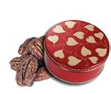 1 and 1/2 lb Bavarian Style Cinnamon Roasted Pecans Tin - Sweet Hearts