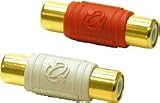 Cables To Go - Audio coupler - RCA (F) - RCA (F) - white, red
