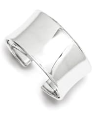 Sterling Silver 30mm Cuff Bangle Bracelet