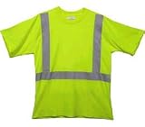 Class Two Level 2 LIME safety SHIRTS with Silver stripes XL size