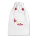 Shoe Bag by Zazendi -matches lingerie bag - pink corset