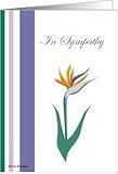 Bird of Paradise Loss of Child Card