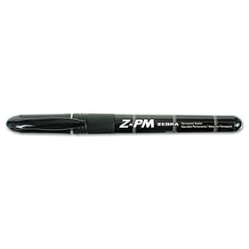 Zebra 68510 - Permanent Marker, Fine Point, Black-ZEB68510