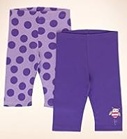2 Pack Pure Cotton Owl Spotted Leggings